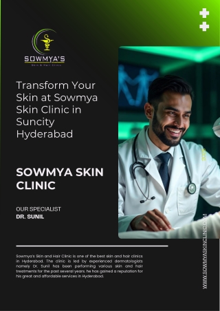 Transform Your Skin at Sowmya Skin Clinic in Suncity Hyderabad