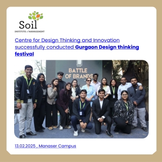 Centre for Design Thinking and Innovation successfully conducted Gurgaon Design