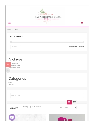 Order Cake Online in Dubai – Delicious Cakes Delivered to Your Doorstep