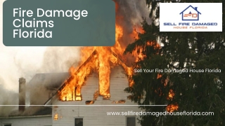 Fire Damage Claims Florida