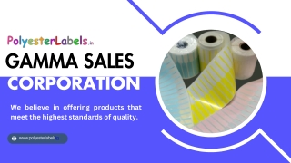 Gamma Sales Corporations PPT