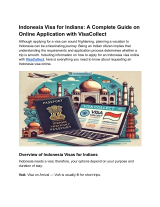 Easy Online Application with VisaCollect_ Indonesia Visa for Indians