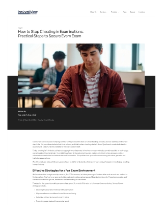 How to Stop Cheating in Examinations: Practical Steps to Secure Every Exam