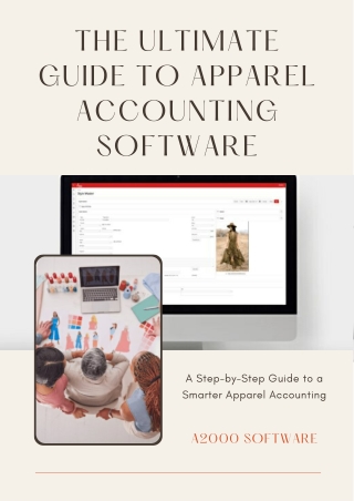 THE ULTIMATE GUIDE TO APPAREL ACCOUNTING SOFTWARE