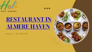 Restaurant In Almere Haven