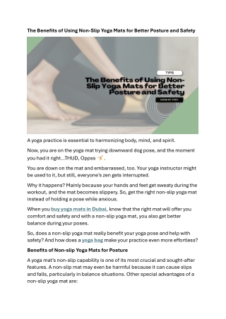yoga Mats PDF
