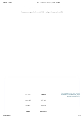 Best AI Automation Company In US _ iTCART