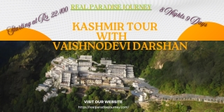 Kashmir tour with Vaishnodevi Darshan