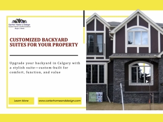 Modern Backyard Suites in Calgary | Carter Home & Design