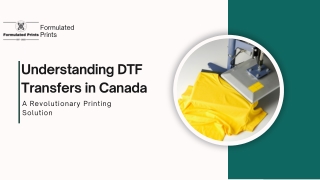 Understanding DTF Transfers in Canada A Revolutionary Printing Solution