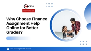Why Choose Finance Assignment Help Online for Better Grades