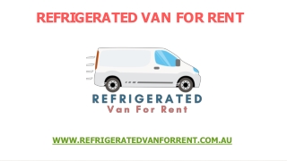 Refrigerated Vehicle Hire