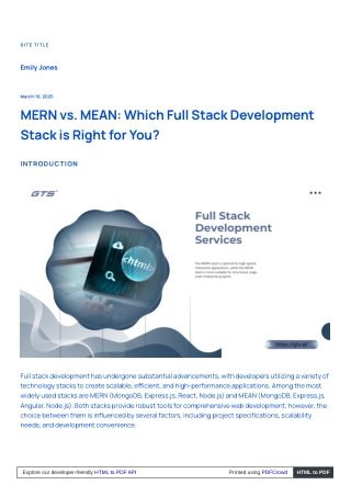 MERN vs. MEAN Which Full Stack Development Stack is Right for You