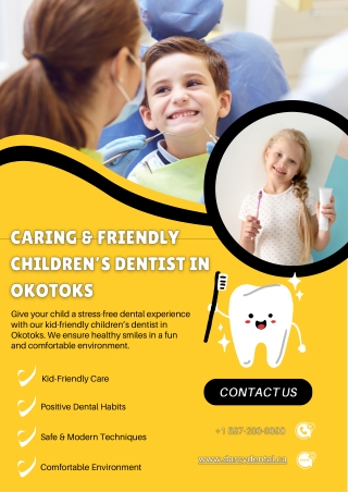 Caring & Friendly Children’s Dentist in Okotoks