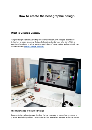 Professional Graphic Design Services