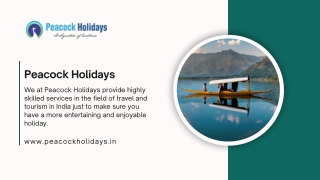 Discover Srinagar with Our Package - Peacock Holidays