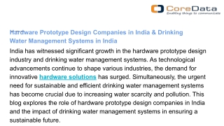 Deep Technology Startups in India – Innovations by CoreData