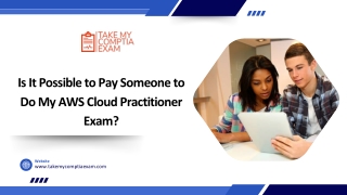Can I Hire Someone to Take My AWS Cloud Practitioner Exam for Me
