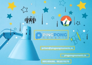PINGPONG MOMENTS - Event Management company in Gurgaon