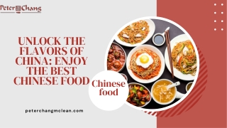 Quality Chinese Foods | Order Chinese Food Online
