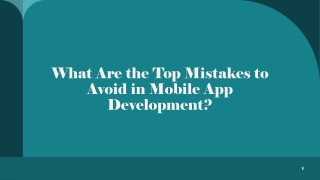 What Are the Top Mistakes to Avoid in Mobile App Development