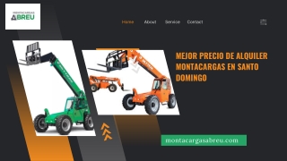 Mejor Precio de Alquiler montacargas en Santo Domingo