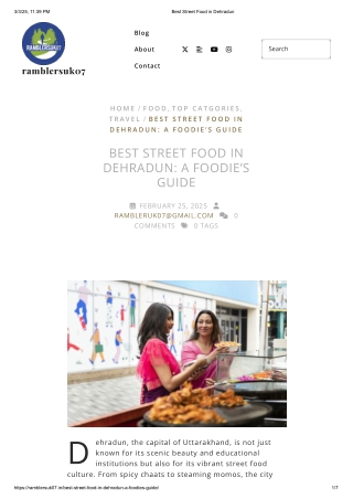 Best Street Food in Dehradun