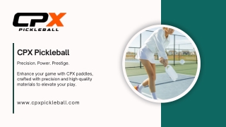 Buy Pickle Paddles for Every Skill Level – CPX Pickleball
