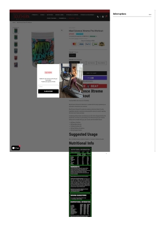 Mad Science Pre Workout