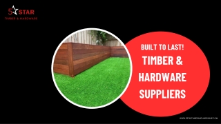 5 Star Timber & Hardware – Trusted Timber and Hardware Suppliers