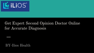 Get Expert Second Opinion Doctor Online for Accurate Diagnosis