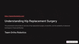 Understanding Hip Replacement Surgery