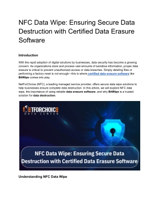NFC Data Wipe_ Ensuring Secure Data Destruction with Certified Data Erasure Software
