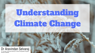 Understanding Climate Change