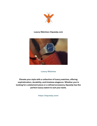 Luxury Watches | Equestp.com