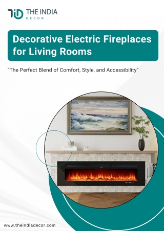 Decorative Electric Fireplaces for Living Rooms (1)