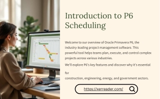 Introduction-to-P6-Scheduling
