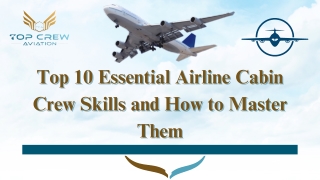 How to Stand Out as the Best Cabin Crew Member