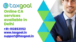 Online CA Services in Delhi