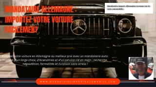 Mandataire Import Automobile