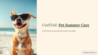 Tips for Pet-Summer-Care