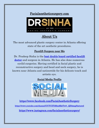 Facelift Doctor near Me