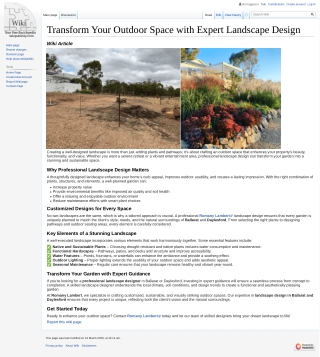 Transform Your Outdoor Space with Expert Landscape Design
