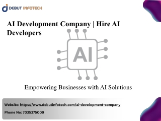 AI Development Company  Hire AI Developers