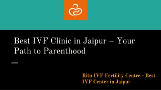 Best IVF Clinic in Jaipur – Your Path to Parenthood
