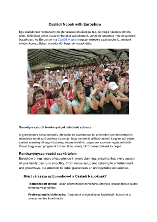 Családi Napok with Euroshow (2)