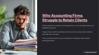 Why Accounting Firms Struggle to Retain Clients in Today’s Competitive Market