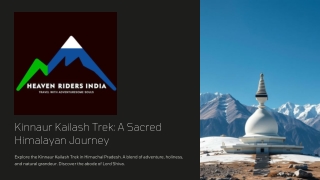 A Sacred Himalayan Journey with Kinnaur Kailash Trek