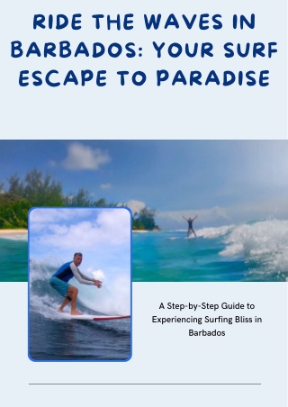 Barbados Surf Lessons Ride the Waves Feel the Magic