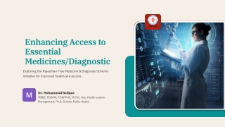 Enhancing Access to Essential Medicines and Diagnostic services in Rajasthan